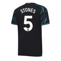 Camiseta Manchester City John Stones #5 Tercera Equipación 2023-24 manga corta
